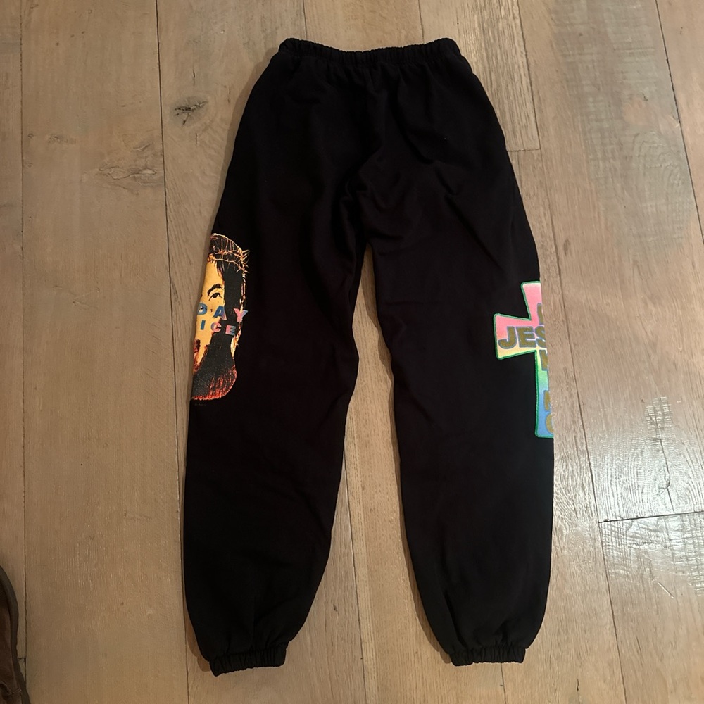 Yeezy Black Graphic Sweatpants